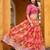 Pink Art Silk Floral Print Semi Stitched Lehenga Choli Size Up To 42