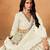 White Art Silk Embroidered Semi Stitched Lehenga Choli Size Up To 42