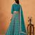 Blue Art Silk Embroidered Semi Stitched Lehenga Choli Size Up To 42