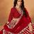 Red Art Silk Embroidered Semi Stitched Lehenga Choli Size Up To 42