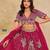 Pink Art Silk Embroidered Semi Stitched Lehenga Choli Size Up To 42