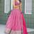 Pink Art Silk Embroidered Semi Stitched Lehenga Choli Size Up To 42