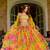 Yellow Art Silk Floral Print Semi Stitched Lehenga Choli Size Up To 42