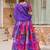 Violet Art Silk Floral Print Semi Stitched Lehenga Choli Size Up To 42