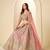 Pink Art Silk Embroidered Semi Stitched Lehenga Choli Size Up To 42