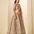 Beige Art Silk Embroidered Semi Stitched Lehenga Choli Size Up To 42