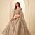 Beige Art Silk Embroidered Semi Stitched Lehenga Choli Size Up To 42