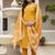 Rayon mustard printed salwar kameez