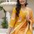 Rayon mustard printed salwar kameez