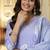 Rayon lavender printed salwar kameez