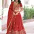 Fabulous Orange Sequins Silk Engagement Wear Lehenga Choli