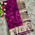  wine color paithani art silk saree with blouse