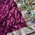  wine color paithani art silk saree with blouse