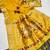 yellow color paithani art silk saree with designer blouse