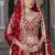 RED Pure Butterfly Net Embroidered Lehenga Choli with Dupatta     Sequins & Diamond Work Bridal Wedding