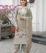 Chiku CHINNON SILK EMBROIDERY WORK FULLY  SALWAR SUIT