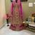 Grand rani pink kaftan gown with heavy gold zari work | luxury wedding & party dress