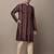 Men’s maroon textured ethnic print kurta
