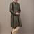 Men’s bottle green textured threadwork kurta