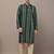 Men’s dark green ethnic printed kurta
