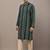 Men’s dark green ethnic printed kurta