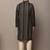 Men’s navy blue textured threadwork kurta