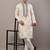 Men’s  cream embroidered kurta set