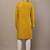 Men’s mustard textured embroidered kurta