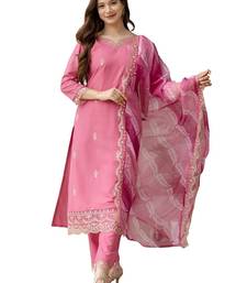 Pink classic suit set