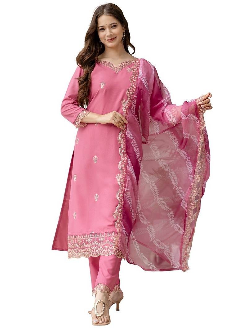 Pink classic suit set