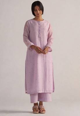 Winsome orchid pure chanderi co-ord set 1