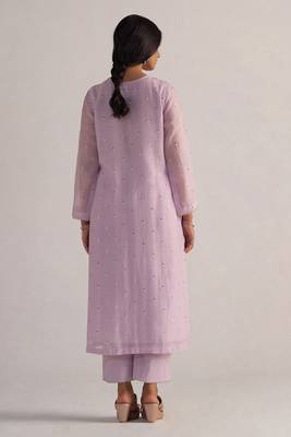 Winsome orchid pure chanderi co-ord set 3