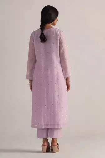 Winsome orchid pure chanderi co-ord set