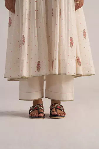 Antique white mul mul co-ord set