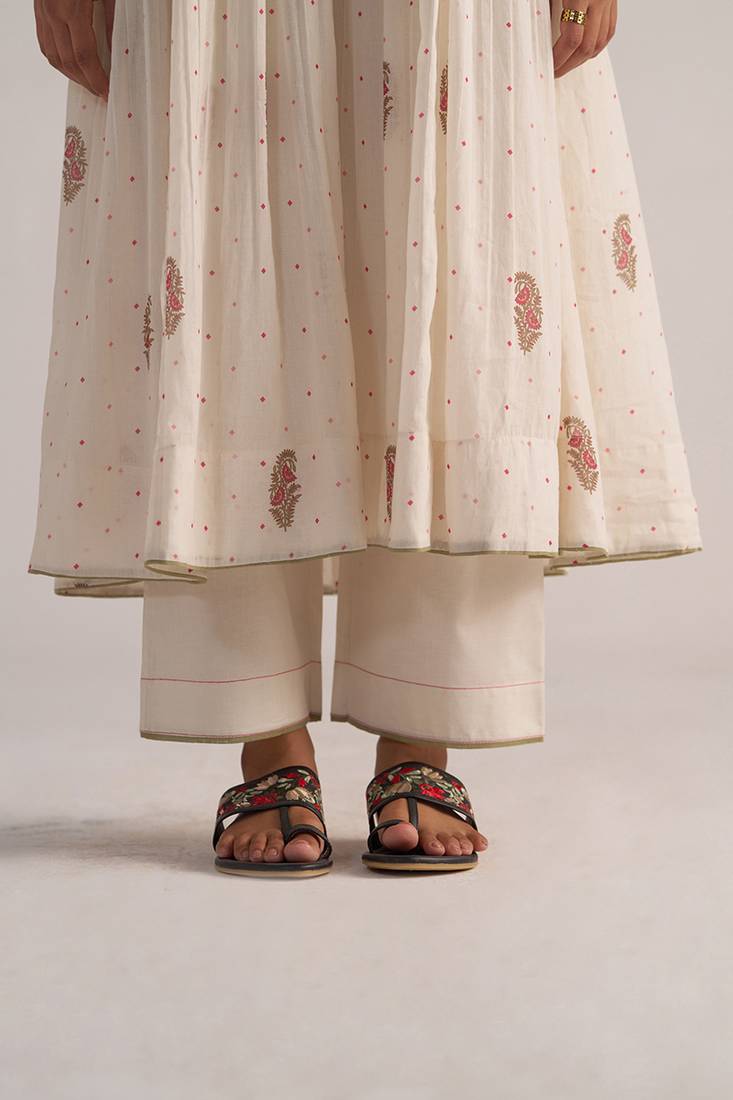 Antique white mul mul co-ord set