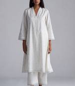 Off-white mul-mul foil printed co-ord set