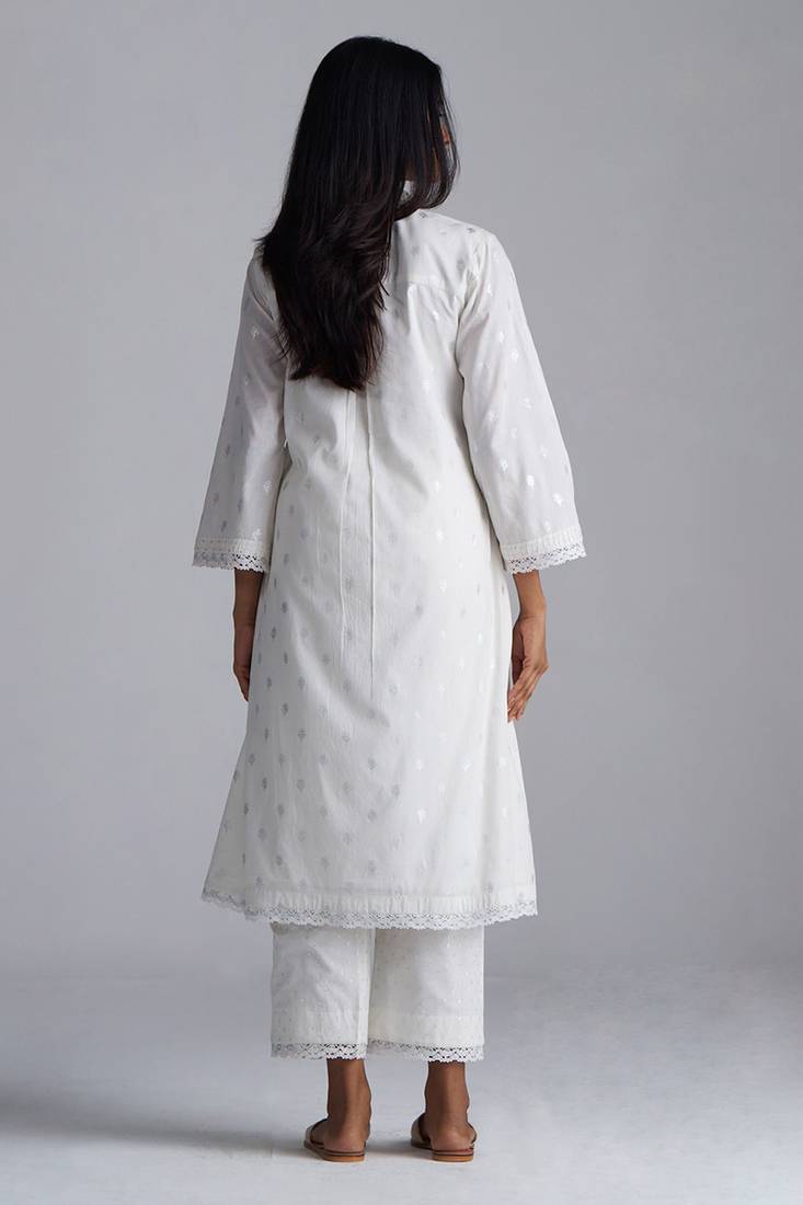 Off-white mul-mul foil printed co-ord set