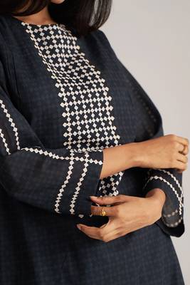 Black and white mul-mul print co-ord set 5