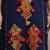 Straight cotton printed embroiderd kurta pant and dupatta set