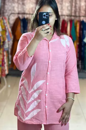 Straight cotton printed cord set for women and girls