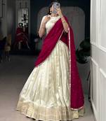 Ethnic Royalty Zari Woven Border Chaniya Choli