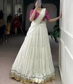 Traditional Craft Meets Modern Texture Lehenga Choli