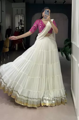 Texture Lehenga Choli