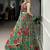 Festive Freshness Marble Floral Ethnic Lehenga