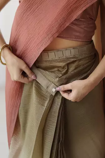maroon ready-to-wear candy crush art silk blend saree with satin art silk blend blouse