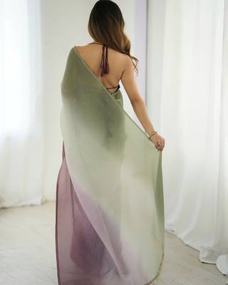dark wine ready-to-wear candy crush art silk blend saree with satin art silk blend blouse 2