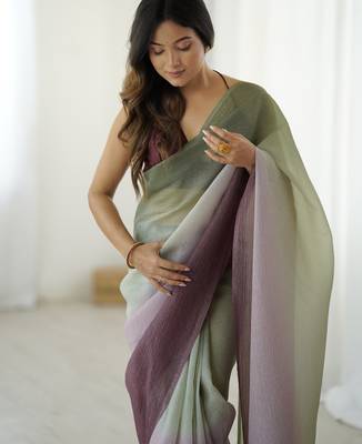 dark wine ready-to-wear candy crush art silk blend saree with satin art silk blend blouse 3