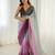 wine ready-to-wear candy crush art silk saree with satin art silk blouse