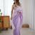 light purple ready-to-wear candy crush art silk saree with satin art silk blouse