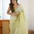 light green ready-to-wear candy crush art silk saree with satin art silk blouse